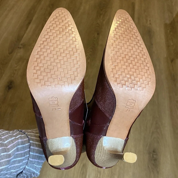 Indomables Women’s Leather Heeled Cowboy Boots size 7 stitched floral design - Picture 14 of 16